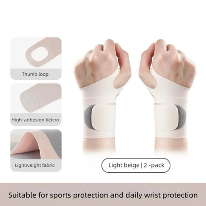 2-Pack Professional Sports Tendon Sheath Wrist Guard - Adjustable Fit for Custom Tension, Wrist Sprain Fixation, Joint Pain Relief, Daily Wrist Strain Protection, Physical Compression for Thumb & Hand Tendon Sheath