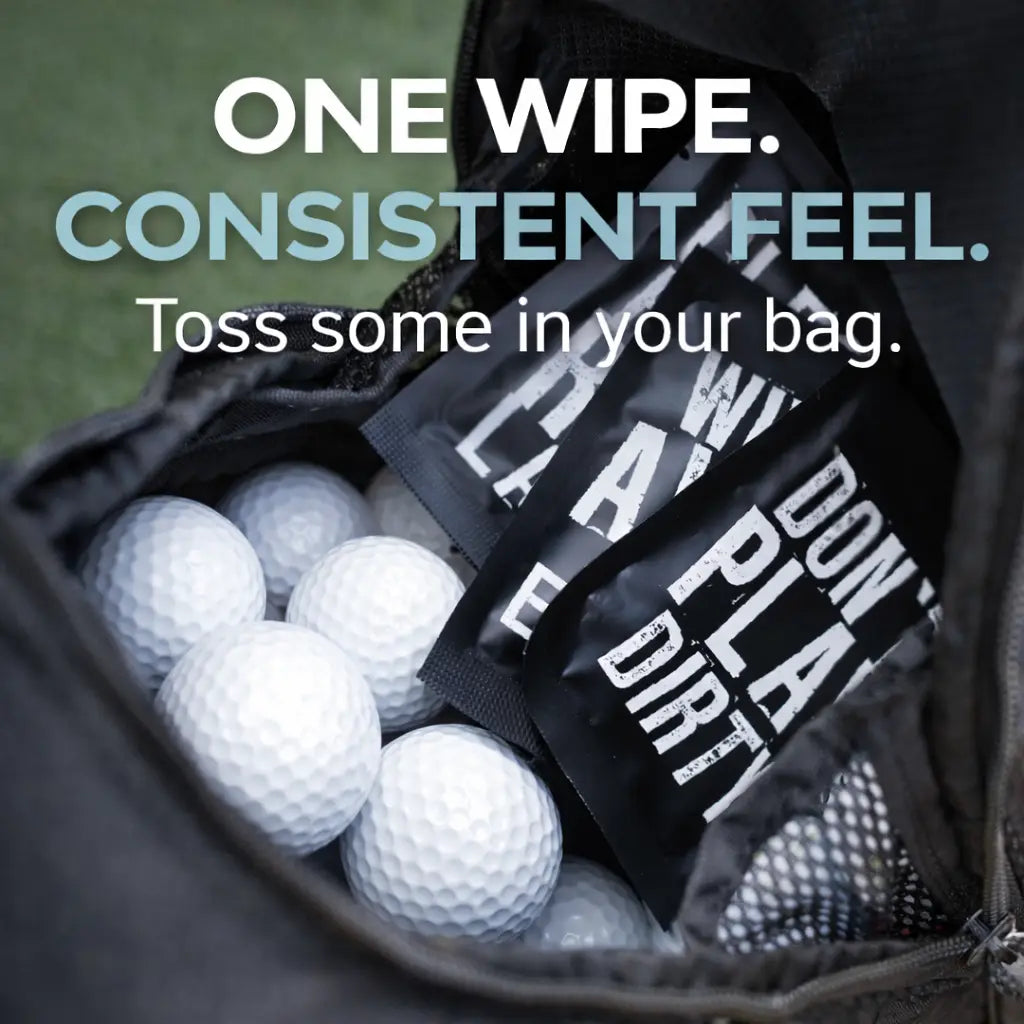 GX4 Microscrub Golf Grip Restore Wipes – 18 Individually Wrapped Dual Texture Microscrub Wipes for Golf Grips. Restores Tack, Removes Sweat & Oils – No Mess, Better Swing Control and Contact